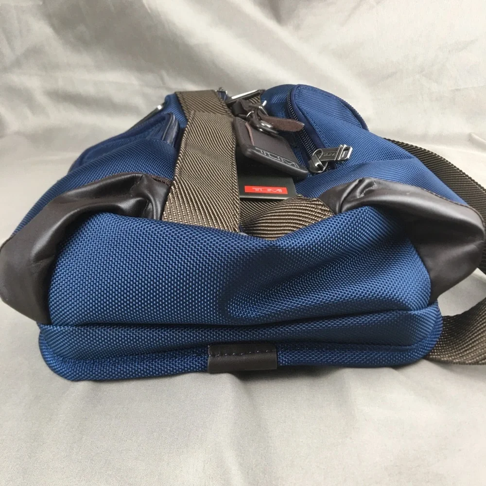 Tumi Alpha Bravo Monterey Sling Shoulder Bag Navy Blue
